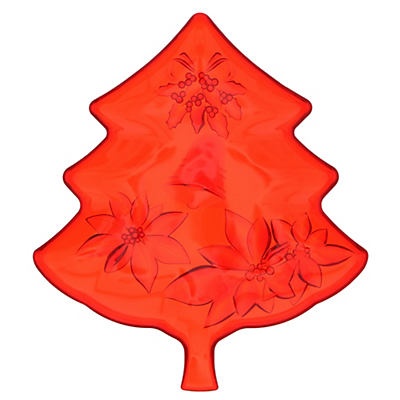 slide 1 of 1, VMI American Made Holiday Big Christmas Tree Tray, Colors May Vary, 1 ct