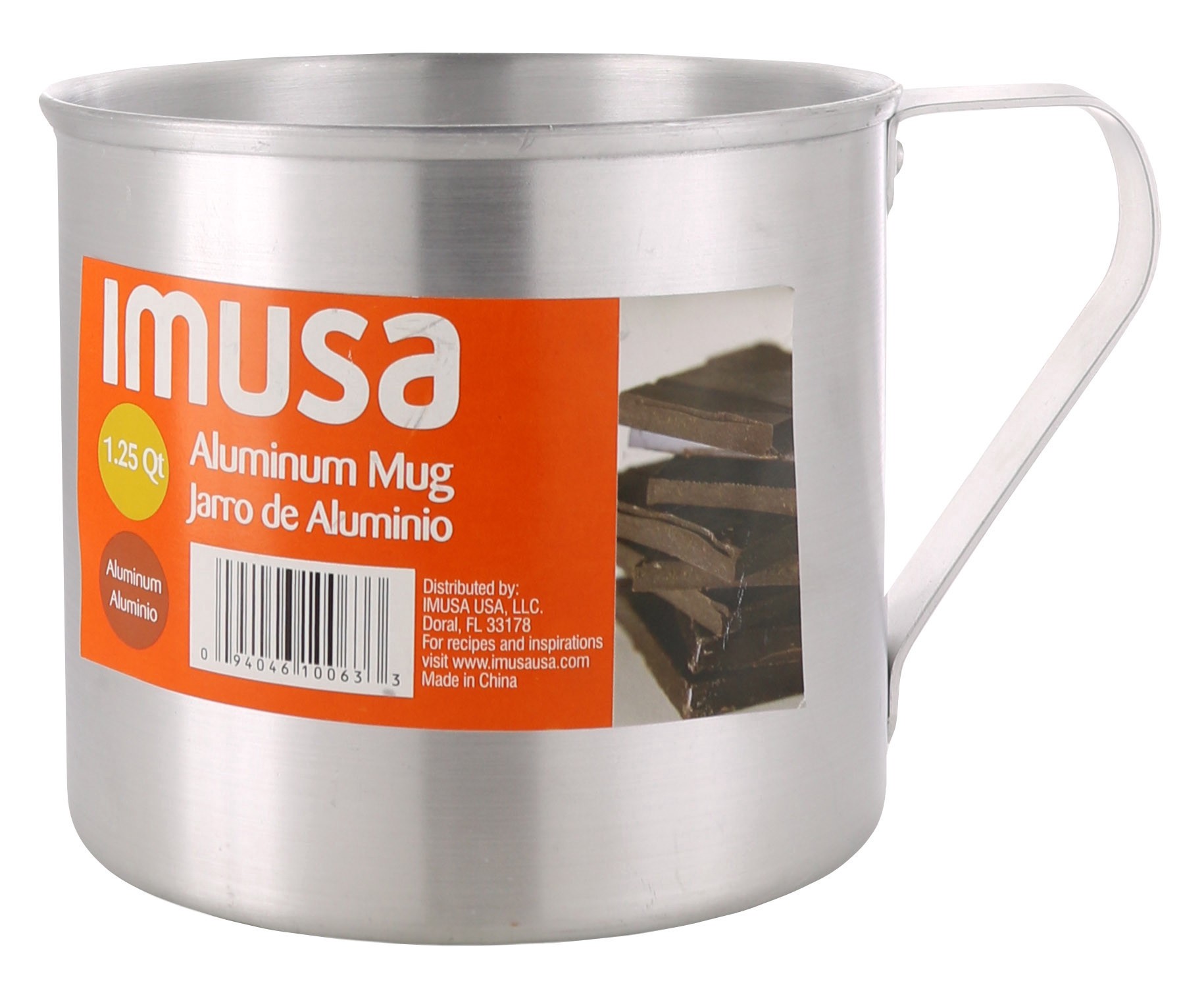 slide 1 of 1, IMUSA Sanper Aluminum Mug, 1.25 qt