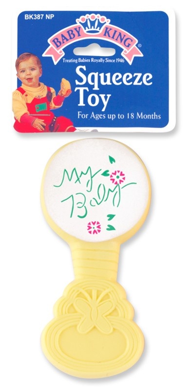 slide 1 of 1, Baby King Squeeze Toy, 1 ct