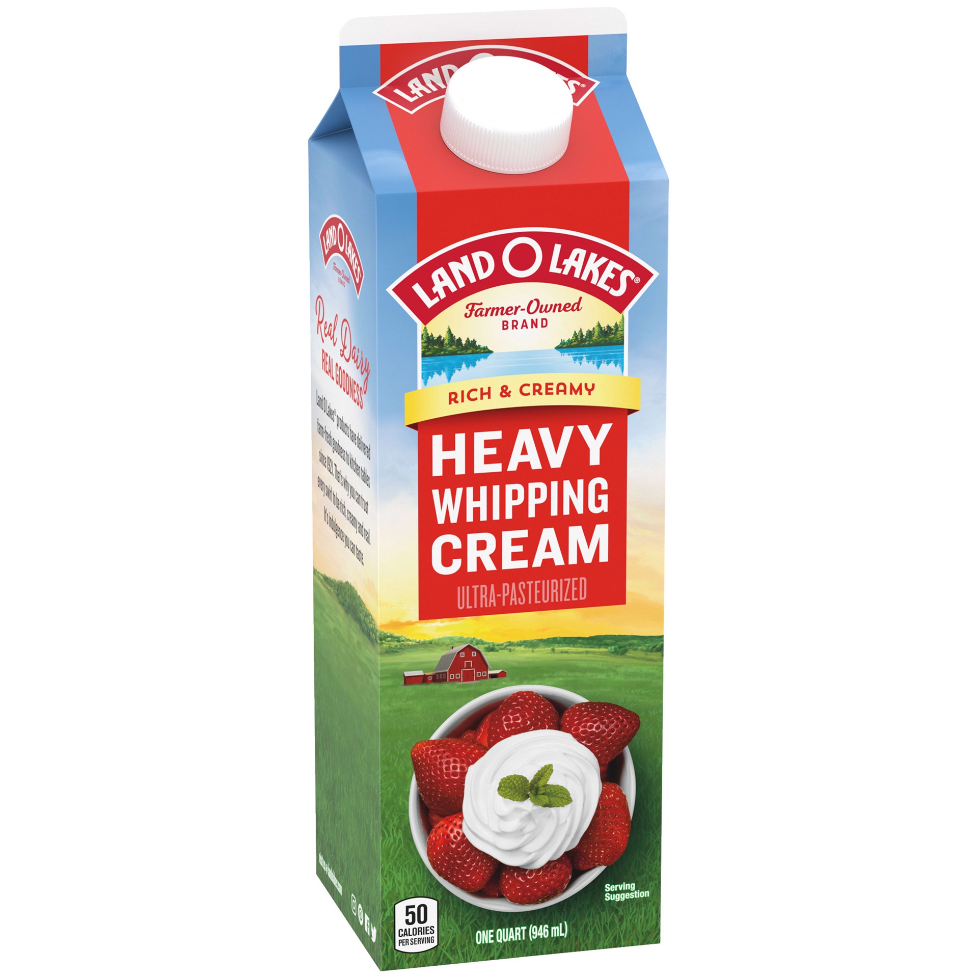 slide 3 of 5, Land O Lakes Heavy Whipping Cream, 1 qt