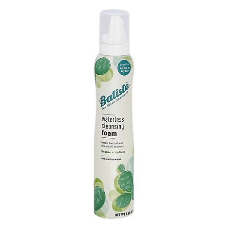 slide 1 of 1, Batiste Waterless Hair Cleansing Foam Plus Hydrate, 3.6 oz