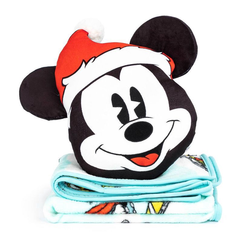 slide 6 of 6, Disney Mickey Squishy Face Nogginz Kids' Throw Pillow Set, 1 ct