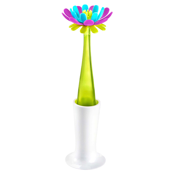 slide 1 of 8, Boon Forb Silicone Bottle Brush, 1 ct