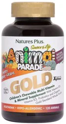 Nature's Plus Source of Life Animal Parade Gold Childrens Multivitamins Assorted Flavors Chewables