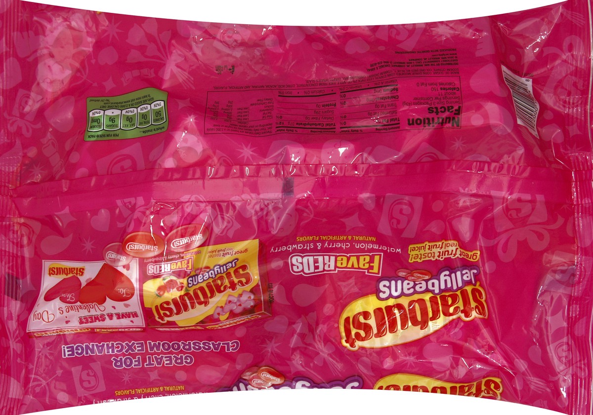 slide 4 of 6, STARBURST Jellybeans FaveREDs Valentine's Candy Exchange Kit (32-Ct., 14-Oz. Package), 16 oz