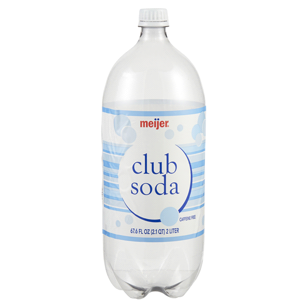 Meijer Club Soda 2 liter | Shipt