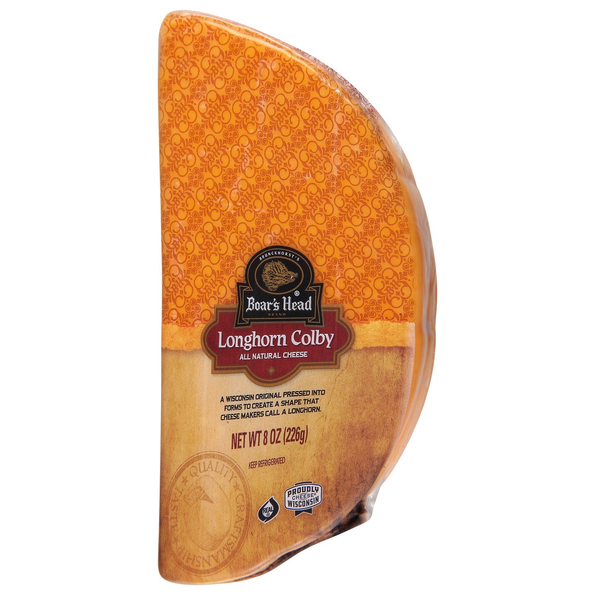 slide 3 of 9, Boar's Head Longhorn Colby Cheese, 8 oz