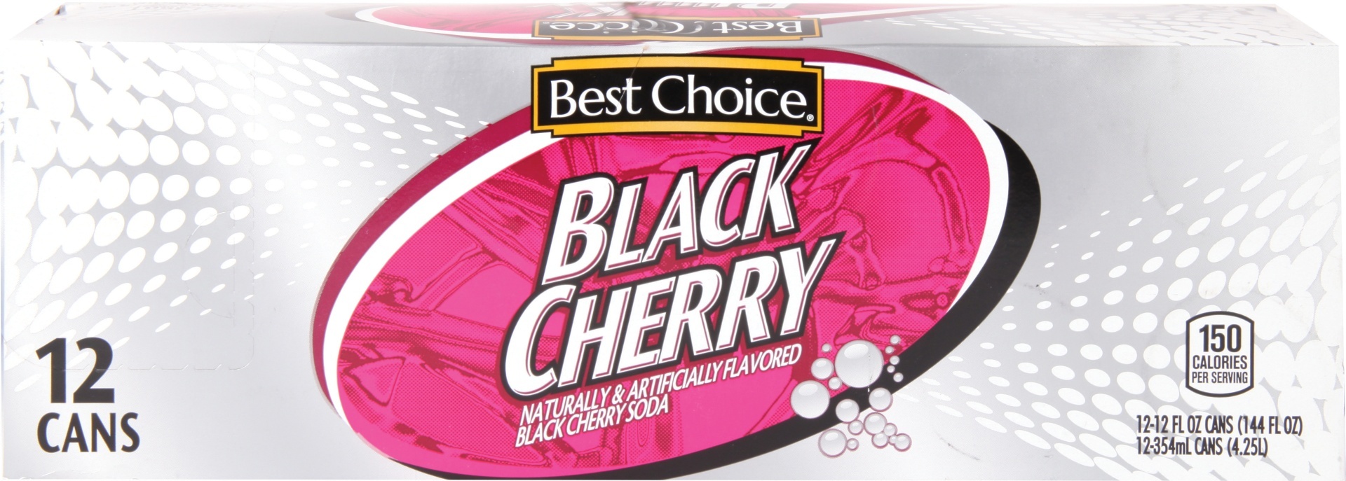 slide 1 of 1, Best Choice Black Cherry Soda, 144 oz