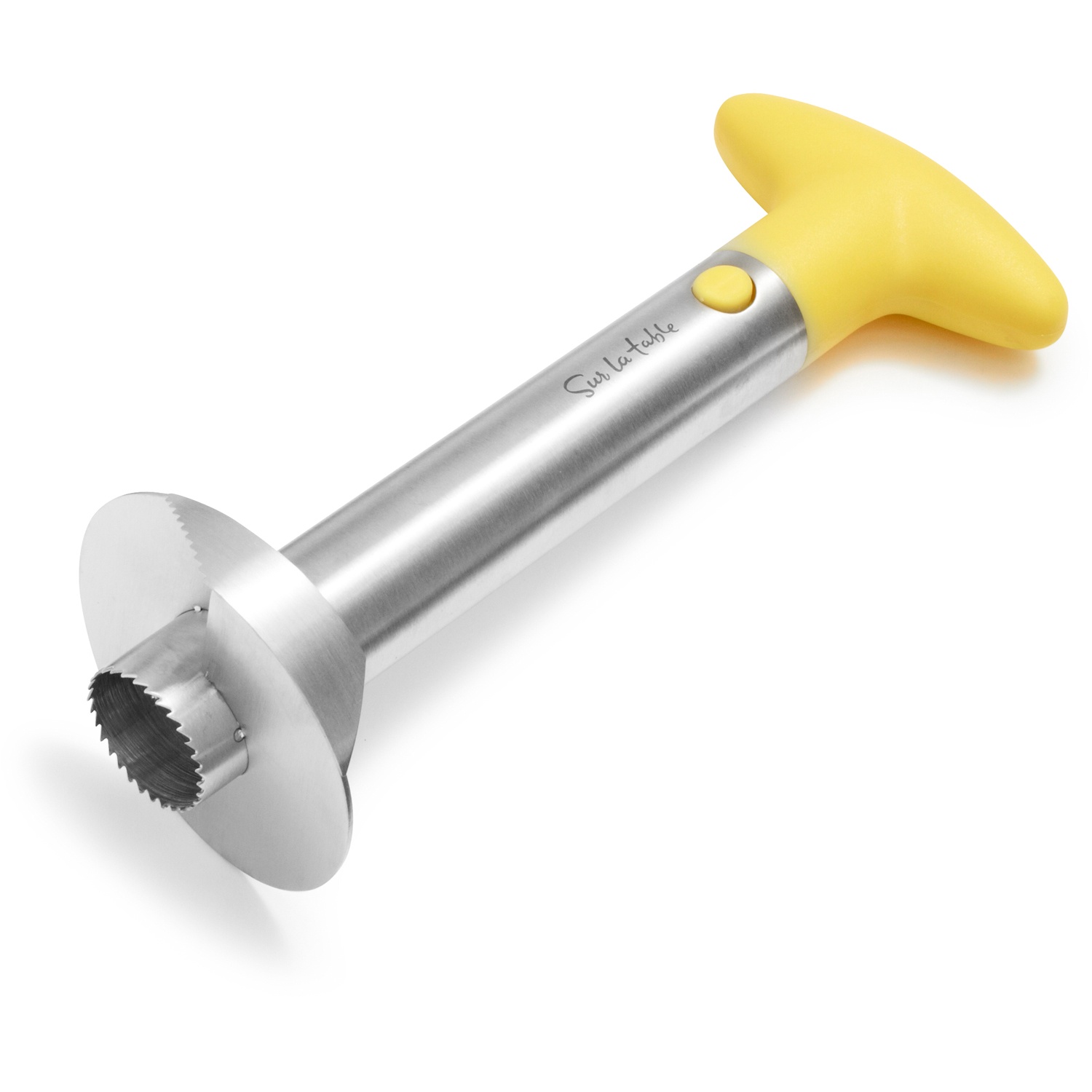 slide 1 of 1, Sur La Table Pineapple Corer and Slicer, Yellow, 1 ct