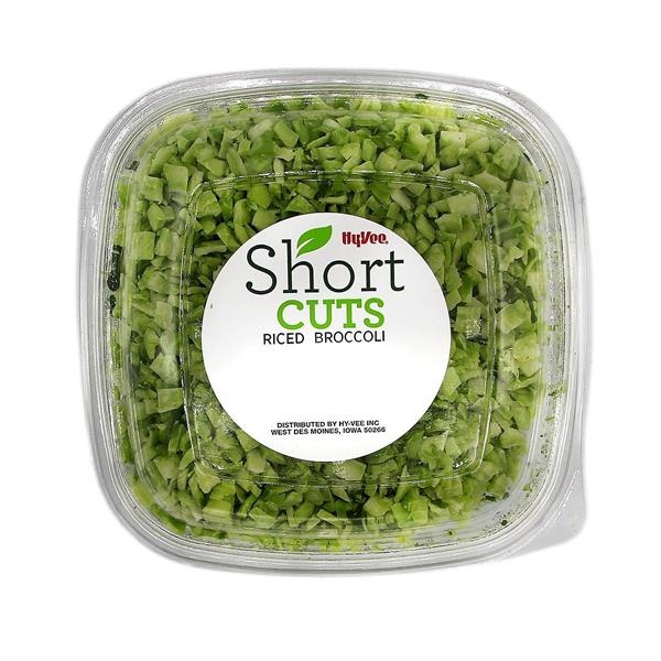 slide 1 of 1, Hy-Vee Short Cuts Riced Broccoli, 1 ct