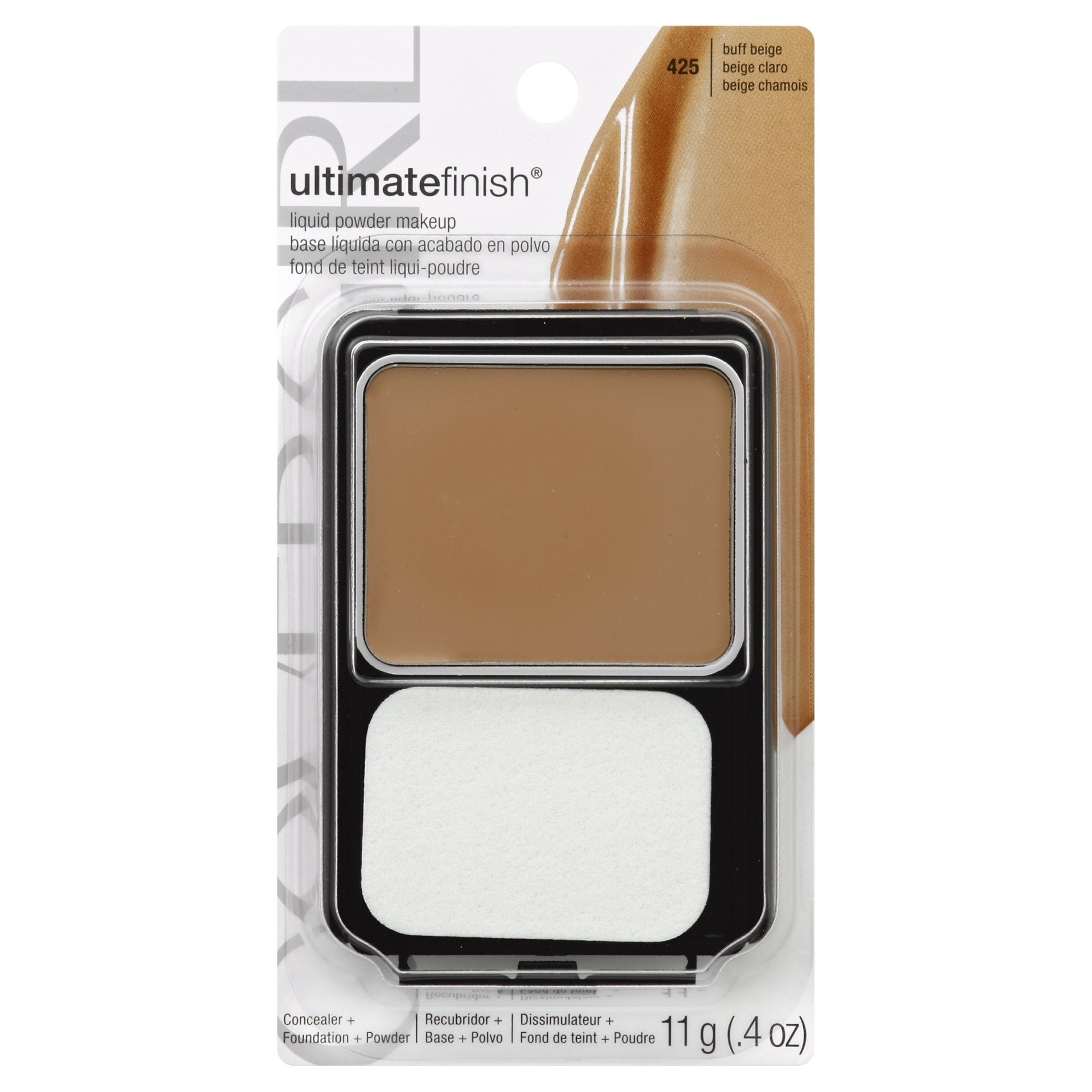 slide 1 of 2, Covergirl Ultimate Finish Compact 425 Buff Beige, 4 oz