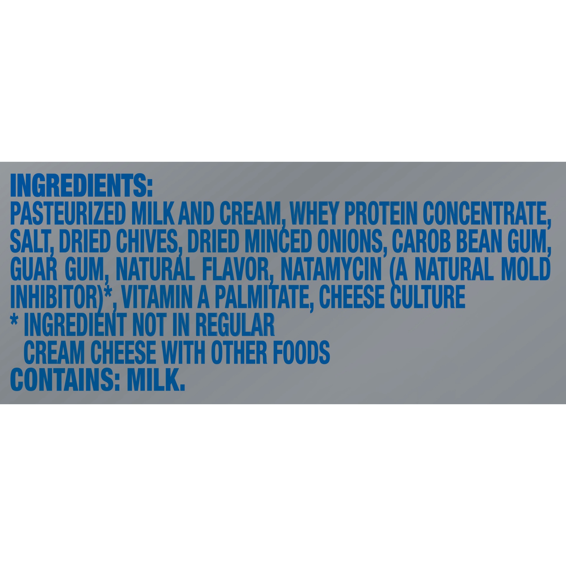 slide 5 of 8, Philadelphia Chive and Onion Reduced Fat Cream Cheese Spread, 7.5 oz