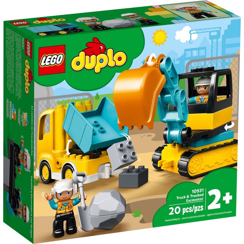 slide 4 of 7, LEGO Duplo Truck & Tracked Excavator Playset, 1 ct