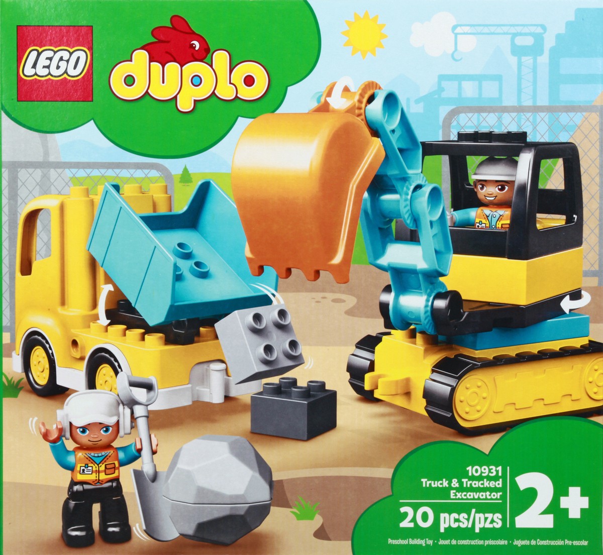 slide 6 of 9, Lego Duplo Truck & Tracked Excavator Playset, 1 ct