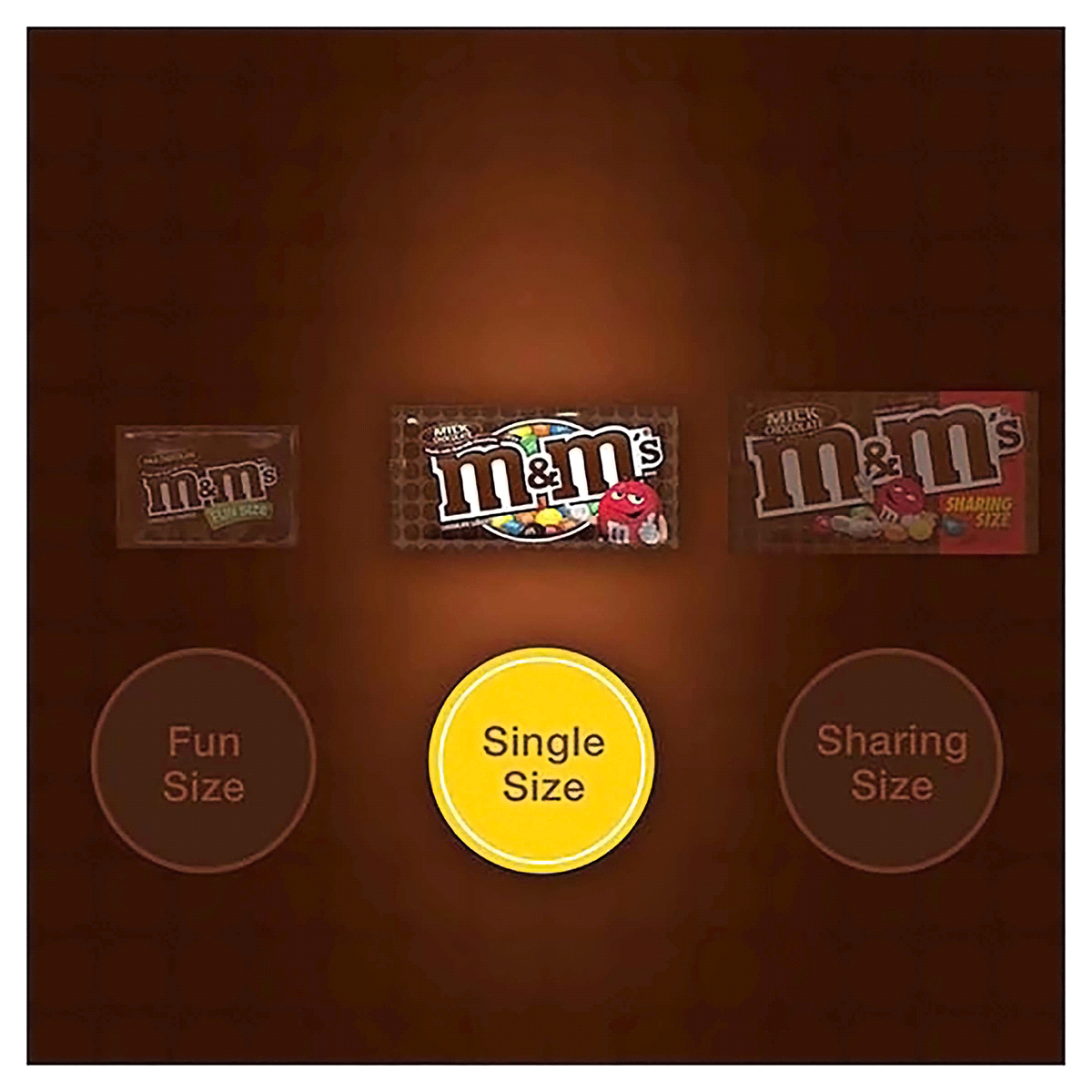 slide 3 of 3, M&M's Milk Chocolate Candies - 1.69 oz, 1.69 oz