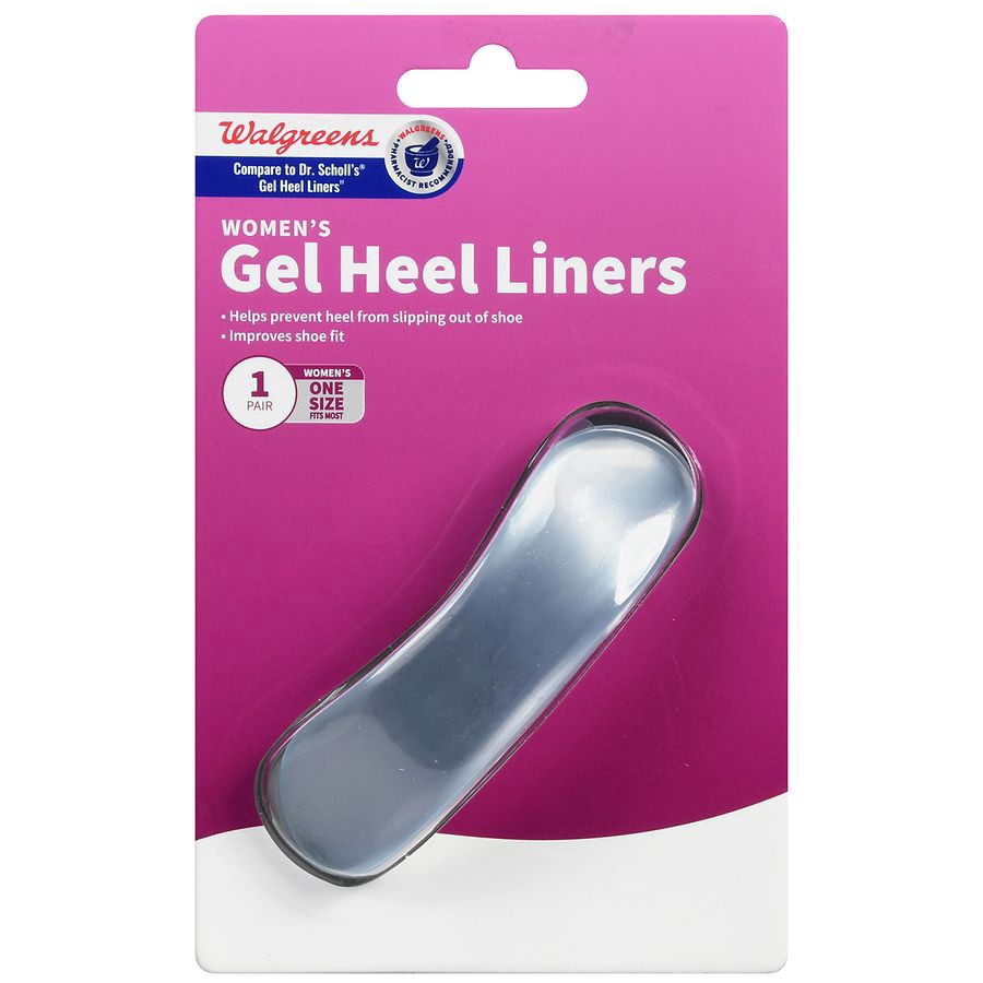 slide 1 of 5, Walgreens Gel Heel Liner, 1 pair