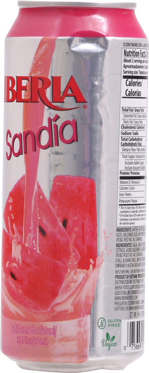 slide 7 of 13, Iberia Watermelon Juice Drink, 16.57 fl oz