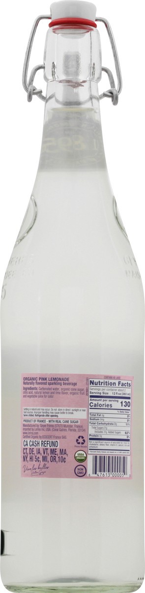 slide 6 of 13, Lorina Artisanal Pink Lemonade Sparkling Beverage - 25.4 fl oz, 25.4 fl oz