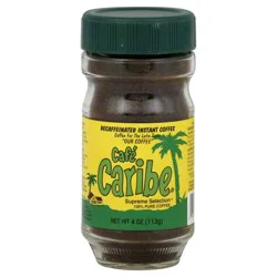 Cafe Caribe Decaffeinated Instant Coffee - 4 oz