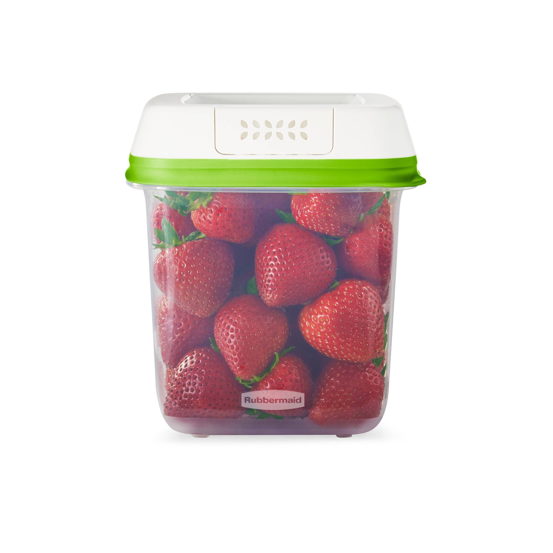 slide 1 of 21, Rubbermaid Freshworks Medium Produce Saver Container - Green, 1 ct