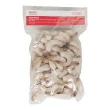 slide 1 of 1, Gordon Choice White Shrimp, Peeled & Deveined Tail-On, 350 ct