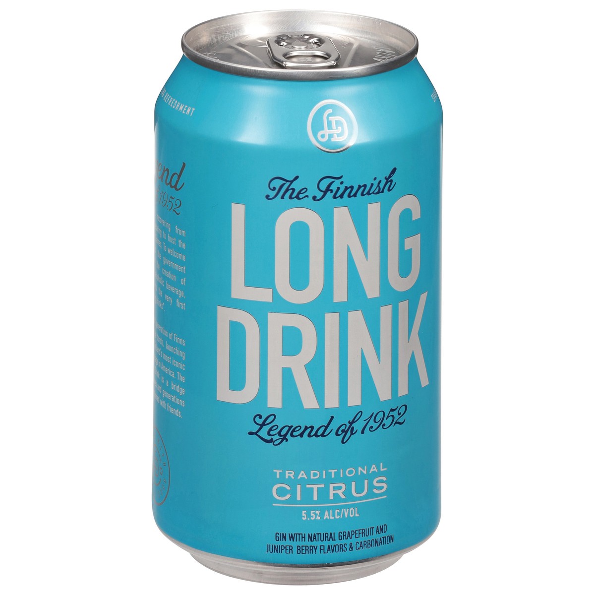 slide 7 of 12, The Finnish Long Drink Long Drink Traditional Citrus Gin 12 fl oz, 12 oz