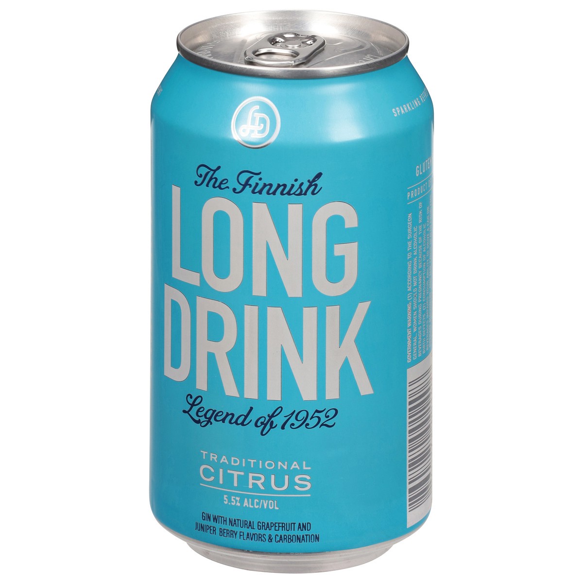 slide 5 of 12, The Finnish Long Drink Long Drink Traditional Citrus Gin 12 fl oz, 12 oz