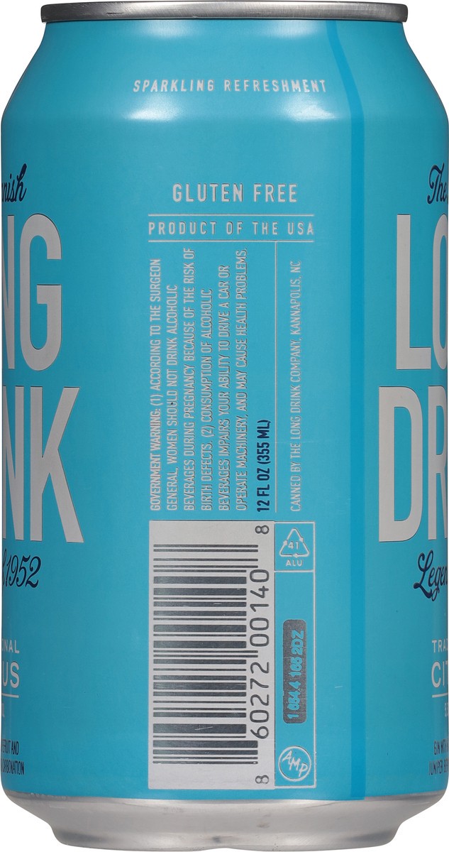 slide 4 of 12, The Finnish Long Drink Long Drink Traditional Citrus Gin 12 fl oz, 12 oz