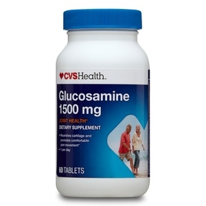 slide 1 of 1, CVS Health Glucosamine Maximum Strength Tablets, 60 ct; 1500 mg