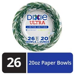 Dixie Ultra Compostable 20 Ounce Bowls, 26 Count