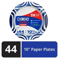 Dixie Ultra Compostable 10 Inch Plates, 44 Count