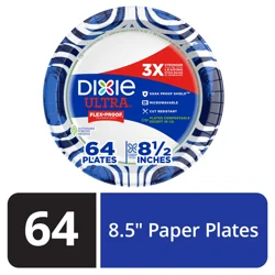 Dixie Ultra Compostable 10 Inch Plates, 44 Count