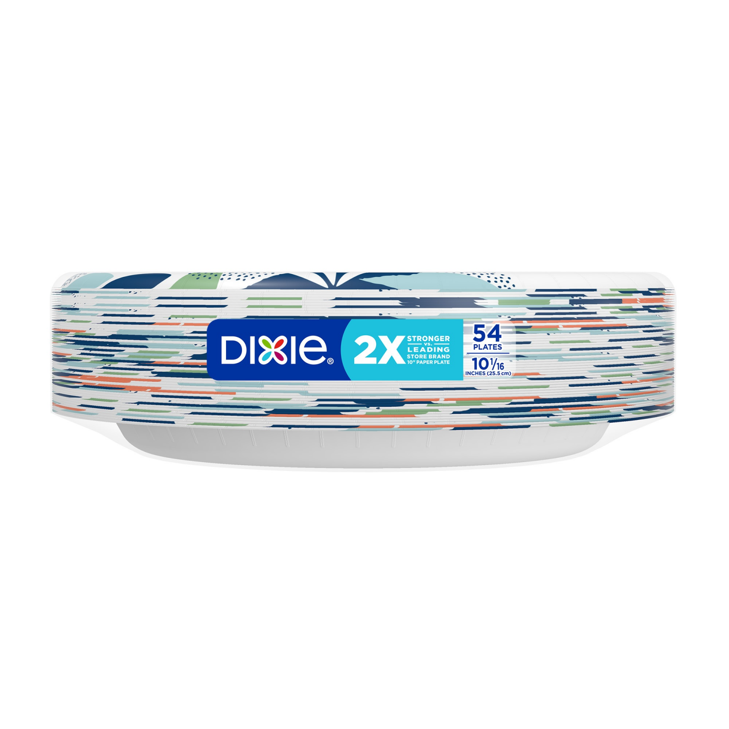 slide 3 of 8, Dixie Compostable 10 Inch Paper Plates, 54 Count, 54 ct