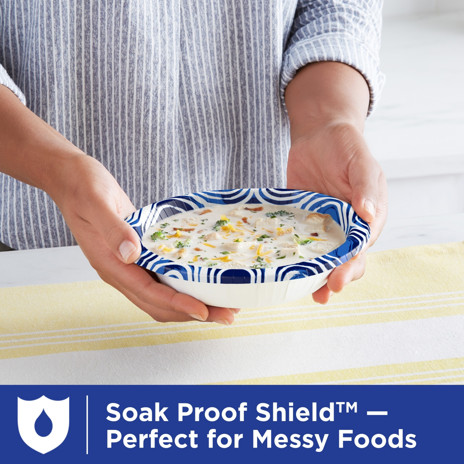 slide 6 of 8, Dixie Ultra Compostable Paper Bowls, 20 Oz, 56 Count, 56 ct