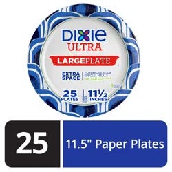 Dixie Ultra Extra Space Plates Large 25 ea