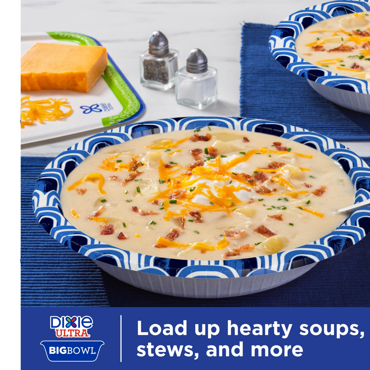 slide 5 of 8, Dixie Ultra Compostable 34 Ounce Bowls, 34 Count, 34 ct