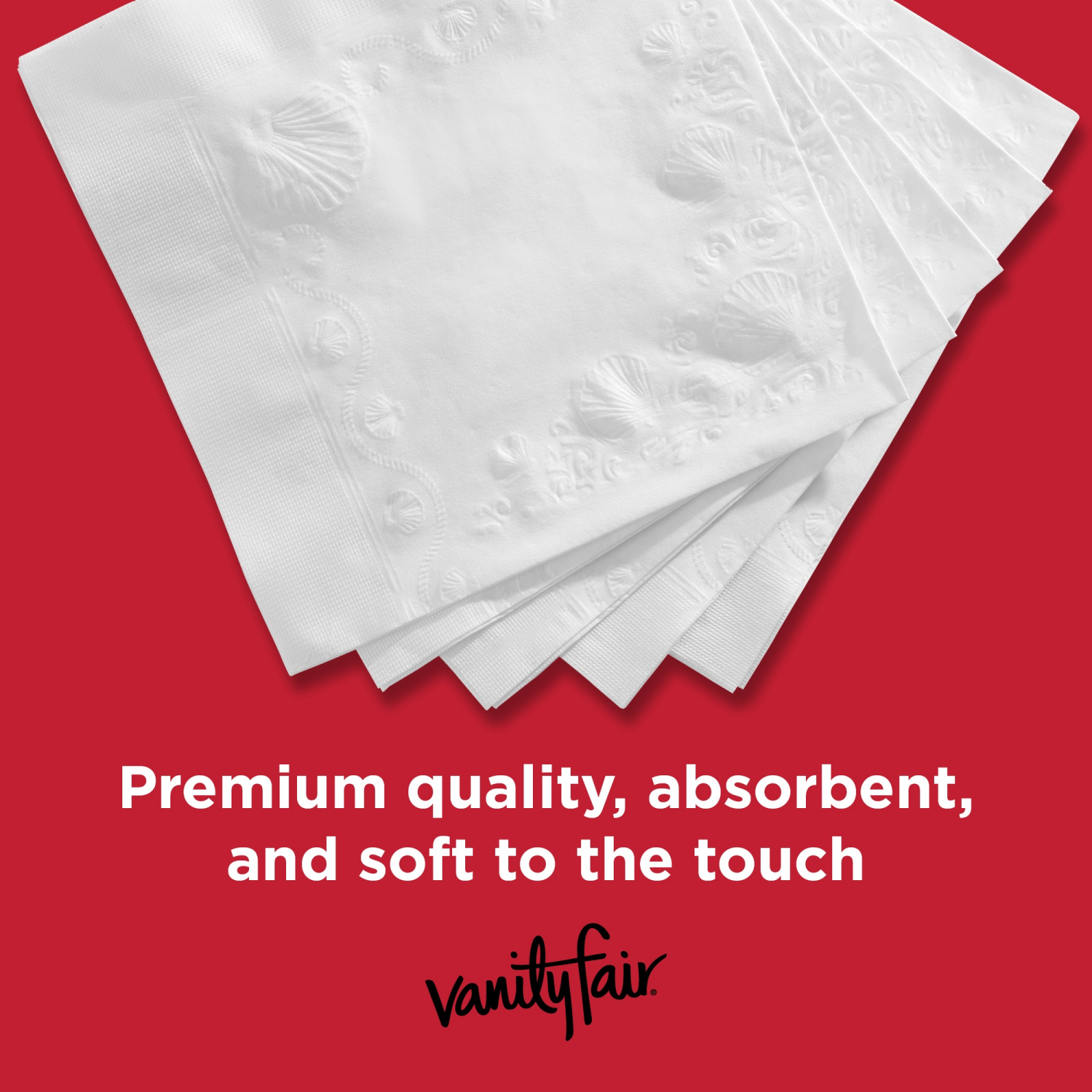 slide 5 of 5, Vanity Fair Everyday Paper Napkins, 300 Count, 300 ct