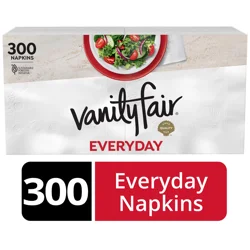Vanity Fair Everyday Paper Napkins, 300 Count