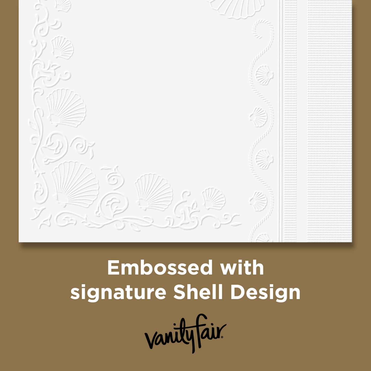 slide 2 of 5, Vanity Fair Entertain Classic Napkins 40 ea, 40 ct