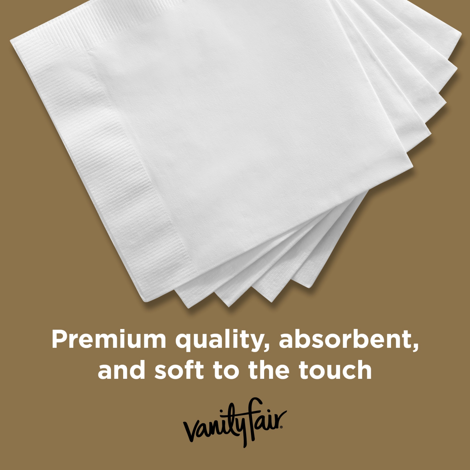 slide 5 of 5, Vanity Fair Entertain Classic Napkins 40 ea, 40 ct