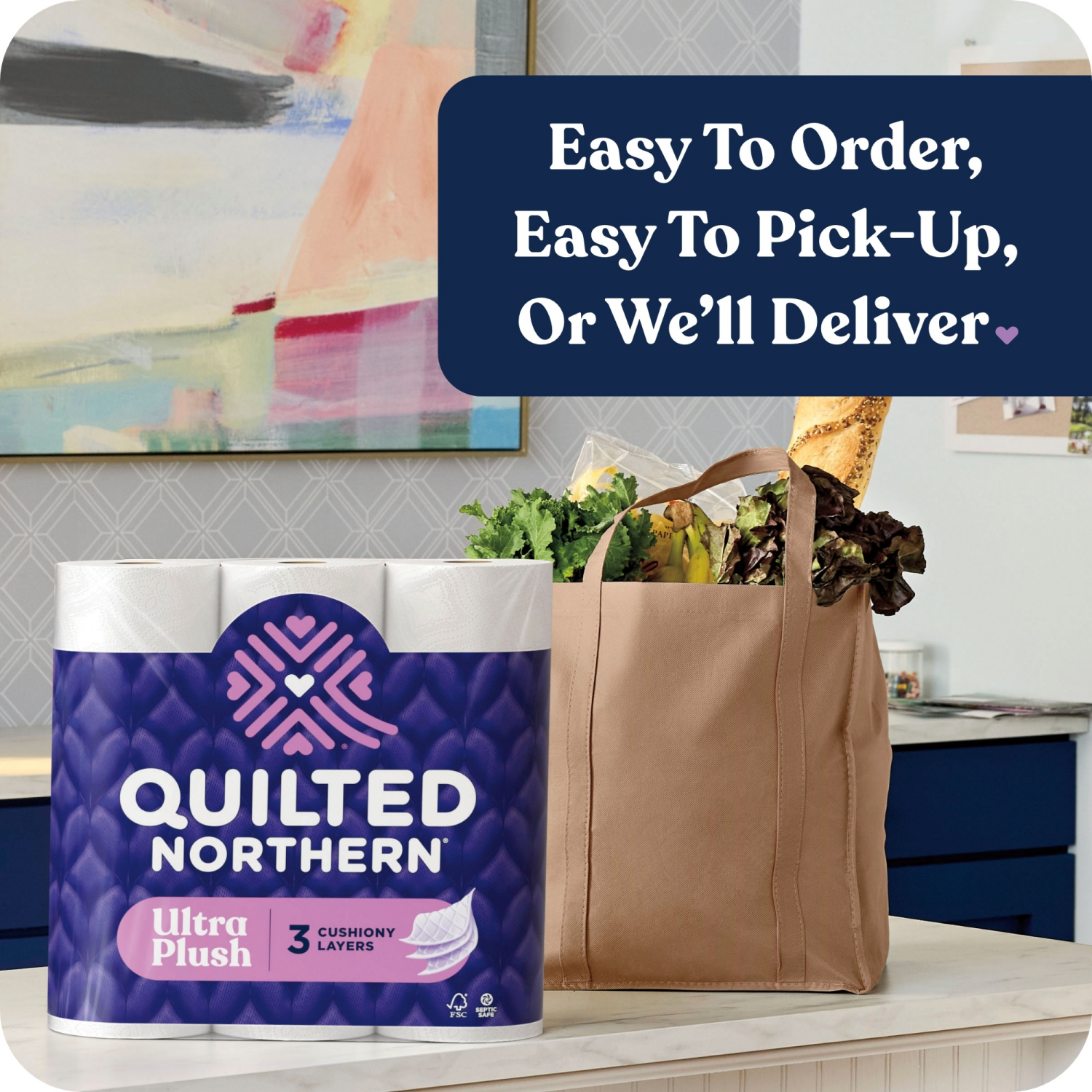 slide 3 of 8, Quilted Northern Ultra Plush Toilet Paper, 12 Mega Rolls, 12 ct