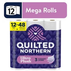 Quilted Northern Ultra Plush Toilet Paper, 12 Mega Rolls