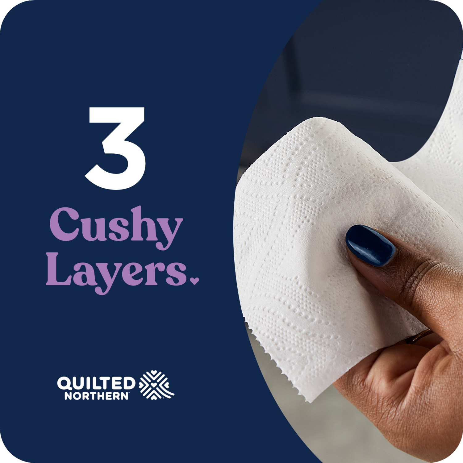 slide 7 of 8, Quilted Northern Bathroom Tissue, Unscented, Super Mega Rolls, 3-Ply, 8 ct