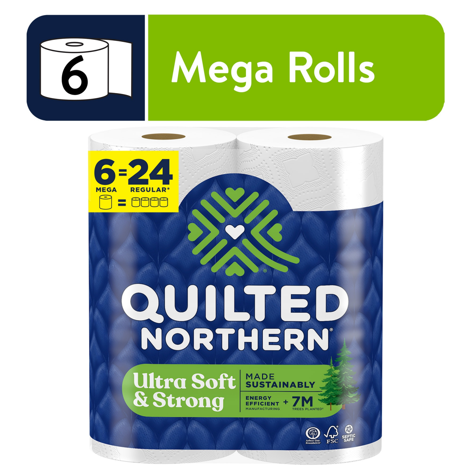 slide 1 of 8, Quilted Northern Ultra Soft & Strong Toilet Paper, 6 ct, 6 ct