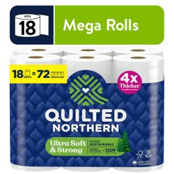 Quilted Northern Soft & Strong, 18 Mega Roll