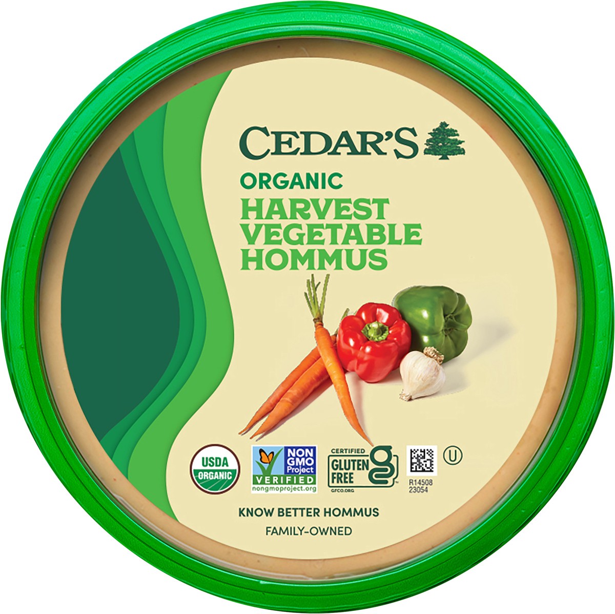 slide 2 of 8, Cedar's Foods Organic Harvest Vegetable Hommus, 8 oz