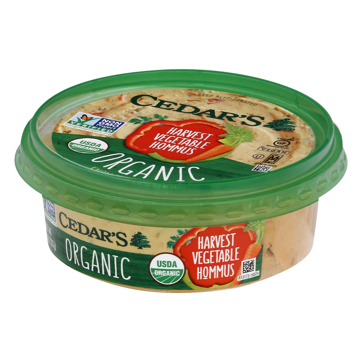 slide 3 of 8, Cedar's Foods Organic Harvest Vegetable Hommus, 8 oz