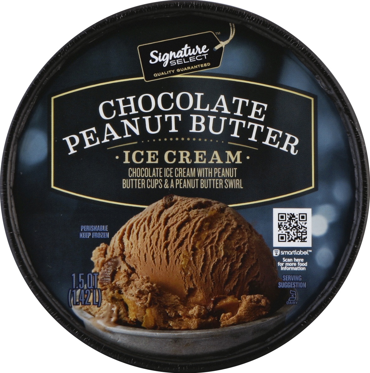 slide 3 of 3, Signature Select Ice Cream 1.5 qt, 1.5 qt