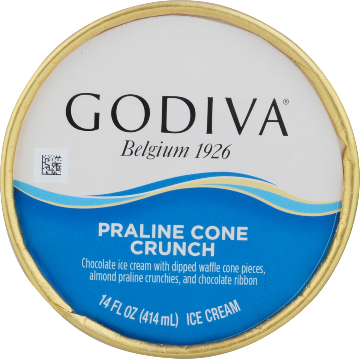 slide 7 of 9, Godiva Praline Cone Crunch Ice Cream 14 fl oz, 14 fl oz