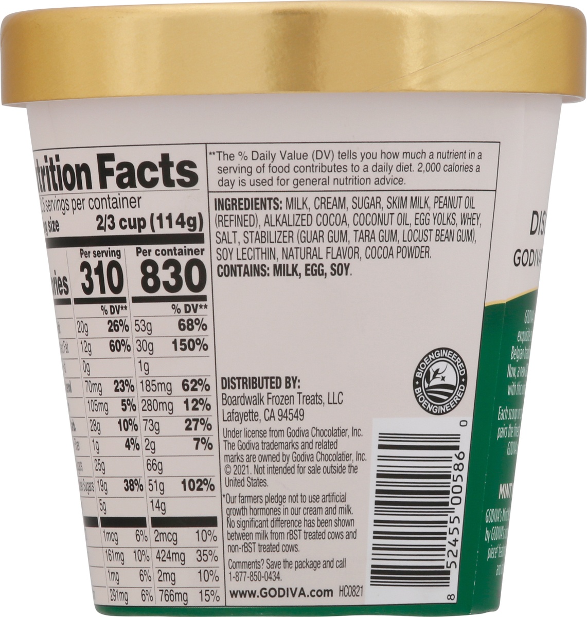 Godiva Mint Medallion Ice Cream 14 fl oz 14 fl oz Shipt